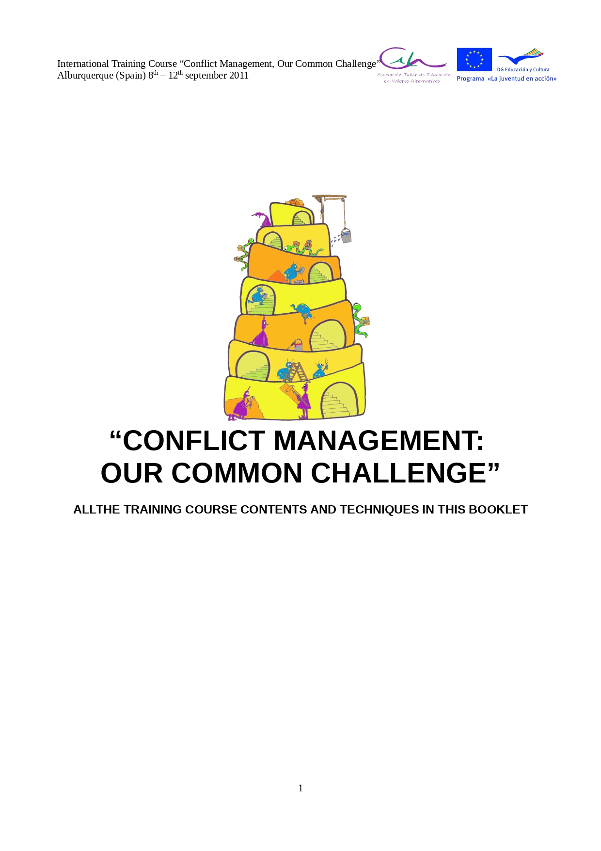 CONFLICT MANAGEMENT Booklet