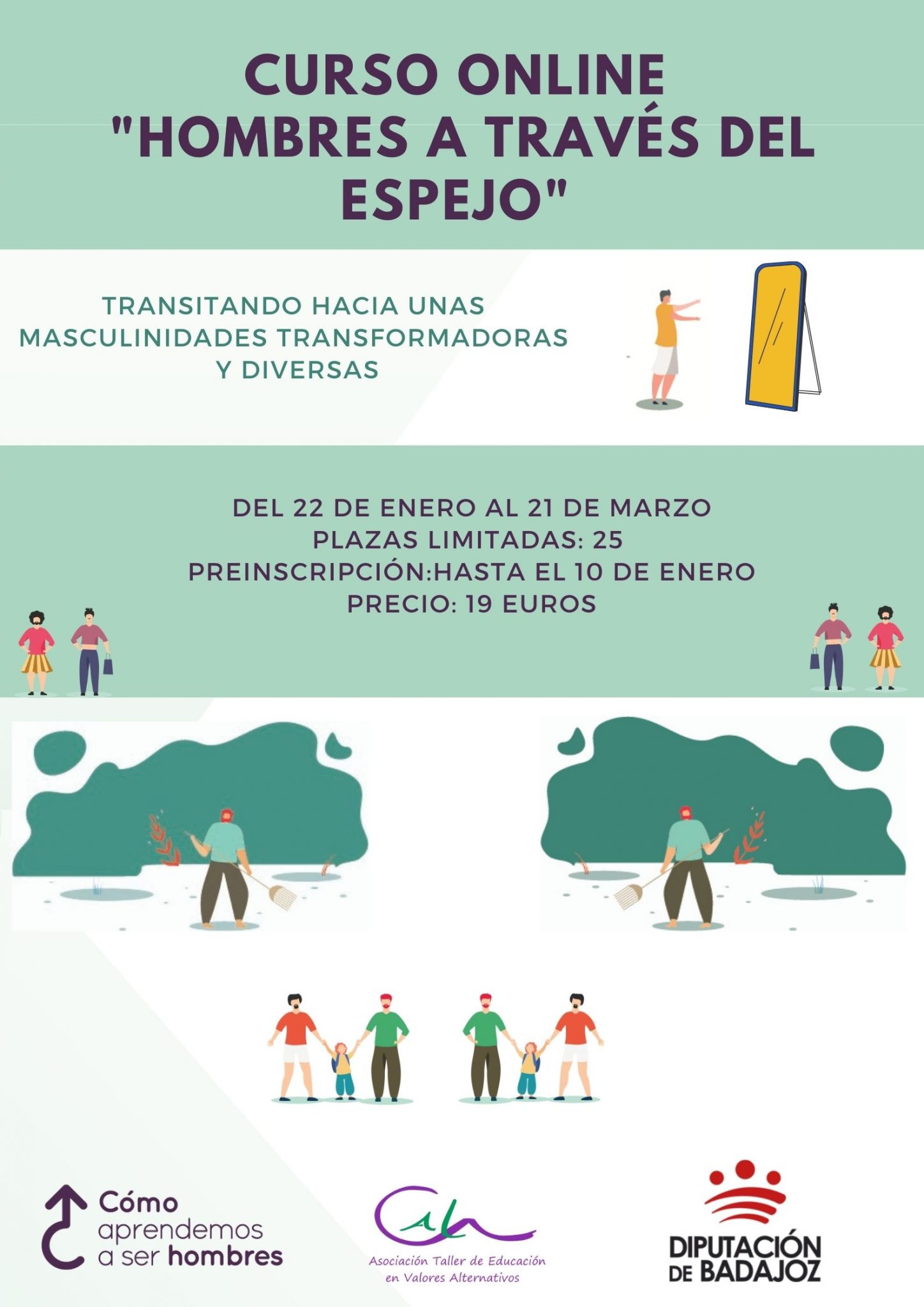 ESTRENAMOS ESPACIO DE FORMACIÓN VIRTUAL CON CURSO DE MASCULINIDADES
