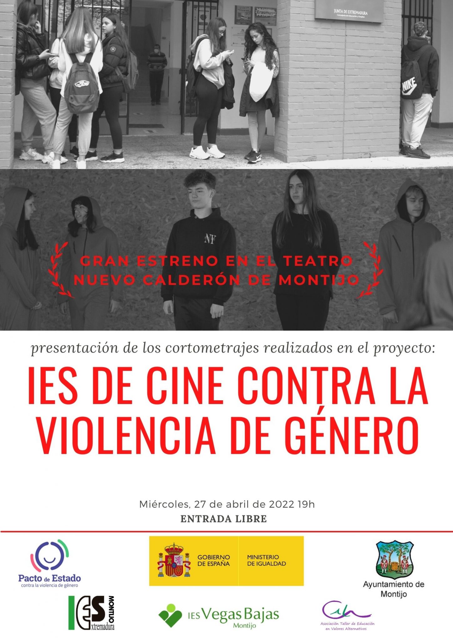 "IES DE CINE CONTRA LA VIOLENCIA DE GÉNERO" SE PREPARA PARA PRESENTAR LOS CORTOMETRAJES DE SU SEGUNDA EDICIÓN