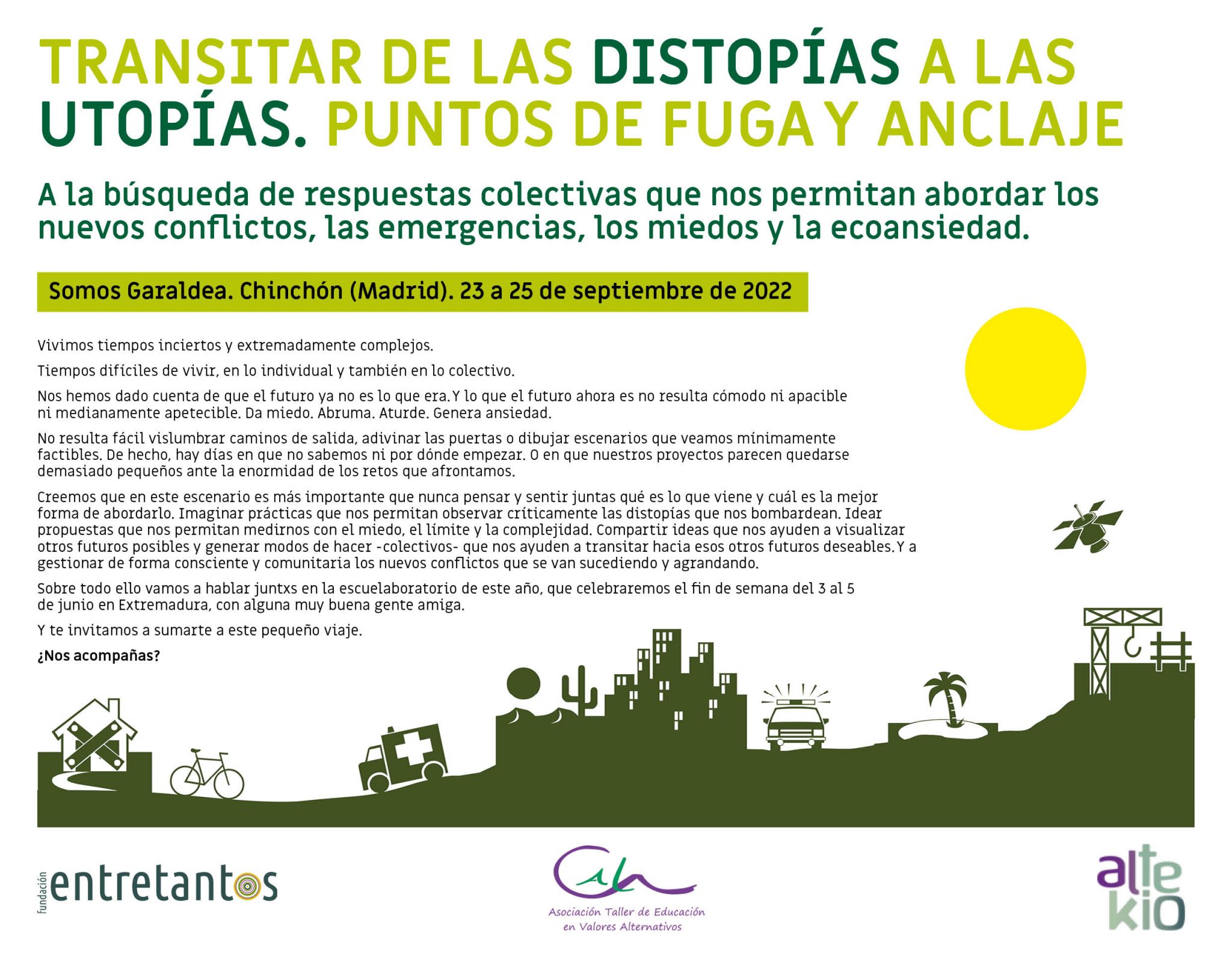 ESTAMOS EN LA ORGANIZACIÓN DE LA ESCUELABORATORIO 2022 Y NO PODEMOS ESTAR MÁS CONTENTAS