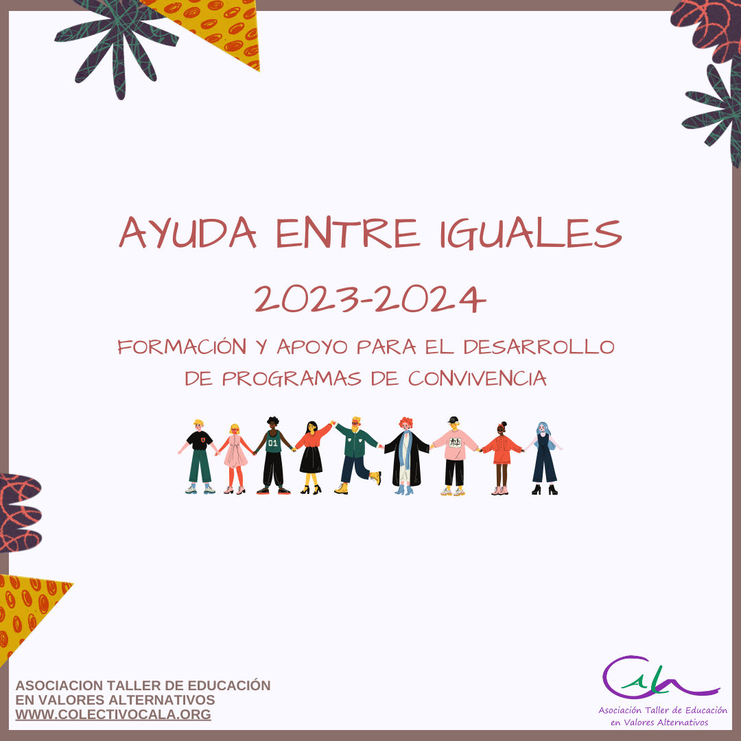 "AYUDA ENTRE IGUALES. ALUMNADO ACOMPAÑANTE" ACTIVIDADES DE FORMACIÓN AL ALUMNADO 2023/24.